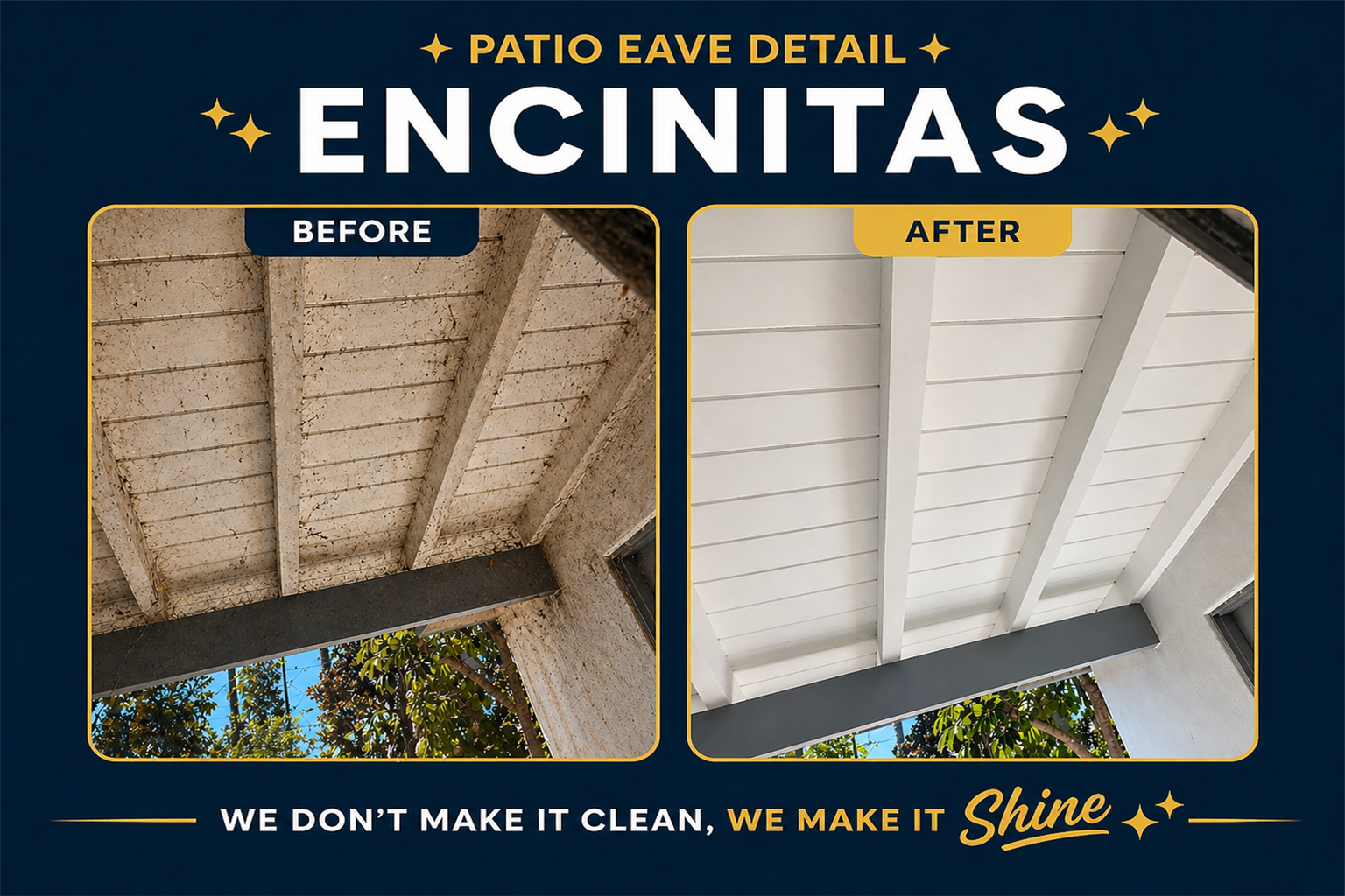 Patio Eave Detail — Encinitas