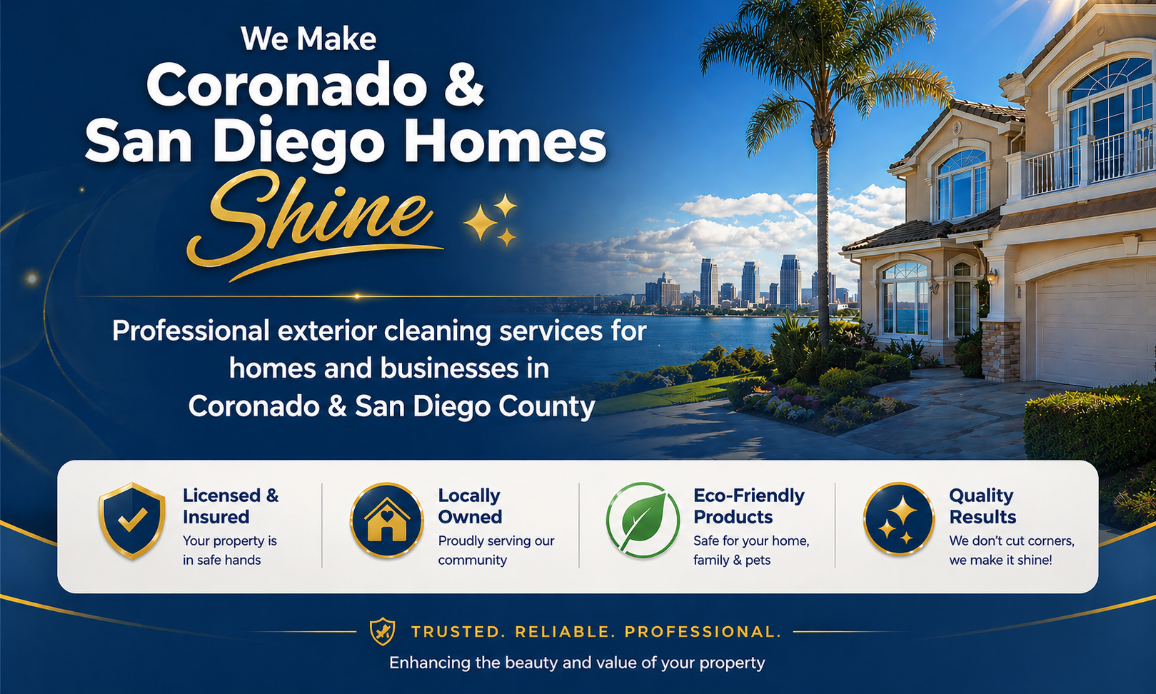 Crown City Shine - We Make Coronado & San Diego Homes Shine